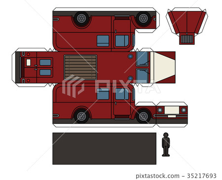 Paper model of an old firetruck Paper model of an old firetruck 35217693