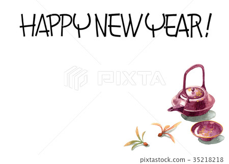 新年的明信片材料與屠宰復甦的話 新年的明信片材料與屠宰復甦的話 35218218