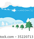 Christmas Greeting Card  background 35220713
