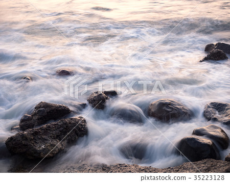 Seashore at dusk Seashore at dusk 35223128