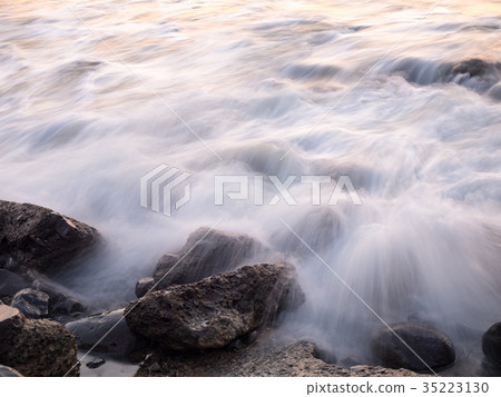 Seashore at dusk Seashore at dusk 35223130