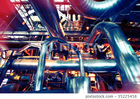 Industrial zone, Steel pipelines and equipment 35225458