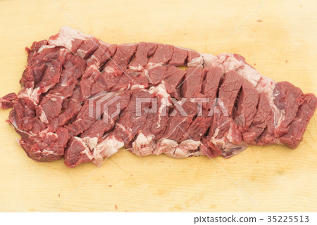 Beef for steak Diamond cut 35225513