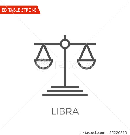 Libra Vector Icon - Stock Illustration [35226813] - PIXTA