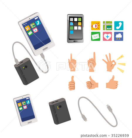 Smartphone smartphone battery illustration Smartphone smartphone battery illustration 35226939