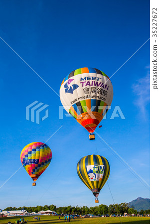 台灣台東熱汽球嘉年華Asia Taiwan Taitung hot air balloon 35227672