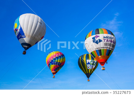 台灣台東熱汽球嘉年華Asia Taiwan Taitung hot air balloon 35227673