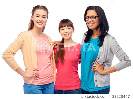 international group of happy smiling women international group of happy smiling women 35228447