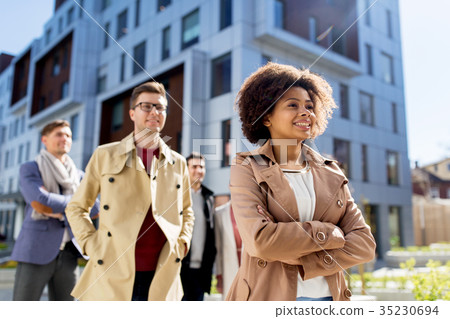 international group of people on city street 35230694
