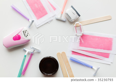 hair removal wax, epilator and safety razor 35230793