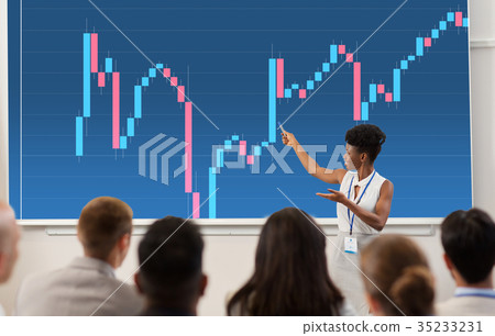 group of people at business conference or lecture 35233231
