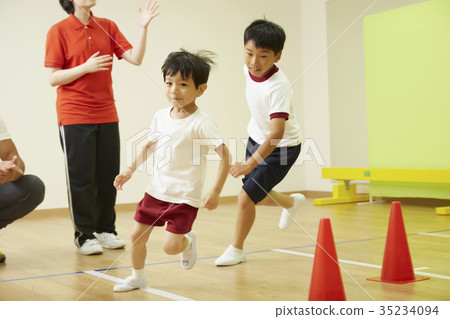 Gymnastics classroom instruction training kids 35234094