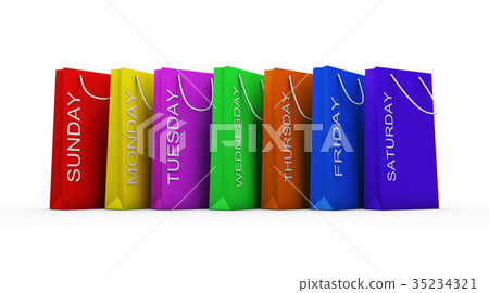 Shopping mania , clipping path included 35234321