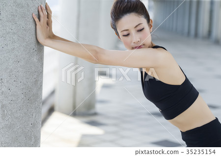 女人伸展 女人伸展 35235154