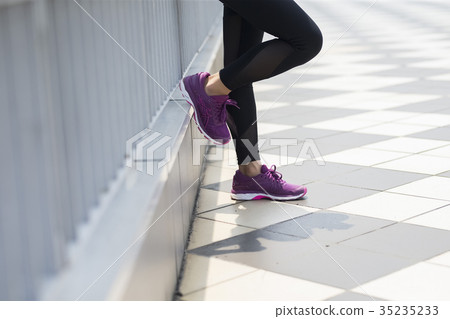 Women stretching 35235233