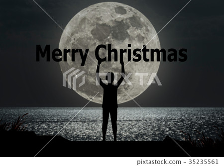 Merry christmas and happy new year 2017 concep 35235561