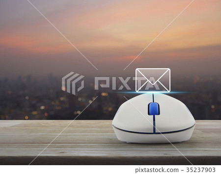 Mail icon, Contact us concept Mail icon, Contact us concept 35237903