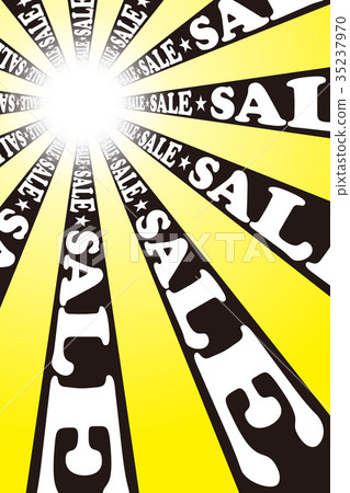 背景材料壁紙，廣告，廣告，圖像，銷售，大減價，特價，大減價，波普藝術，濃度線， 35237970