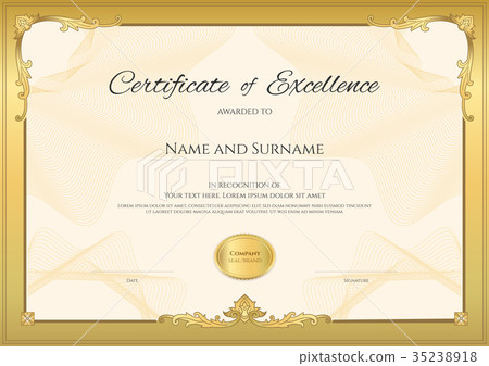 Certificate template, Diploma design template Certificate template, Diploma design template 35238918