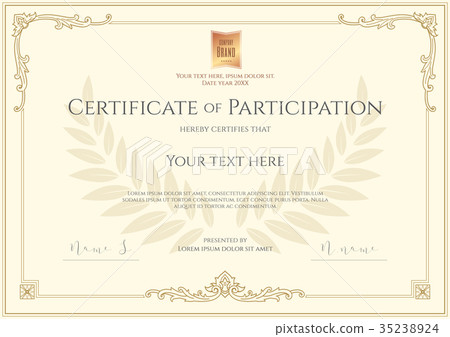 Certificate template, Diploma design template 35238924