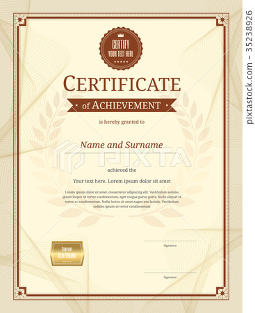 Certificate template, Diploma design template 35238926
