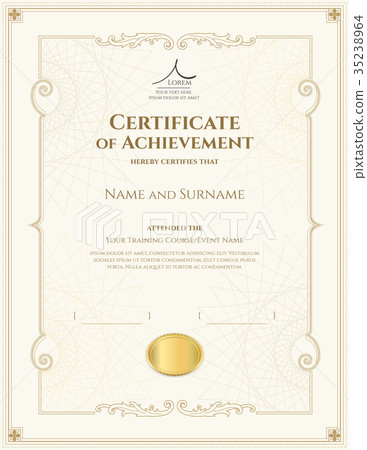 Certificate template, Diploma design template 35238964