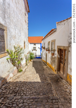 Historic Portuguese village of Obidos and narrow 35239331