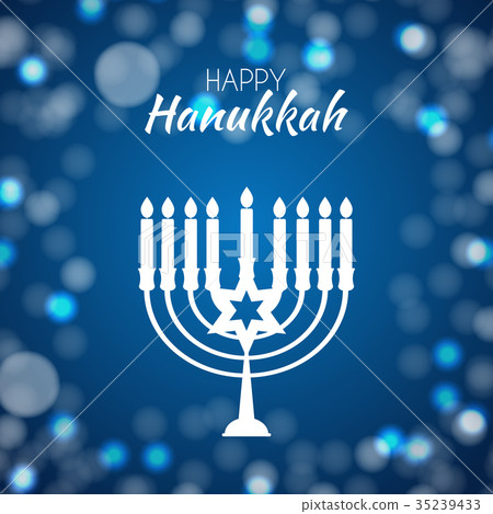 Happy Hanukkah, Jewish Holiday Background. Vector Happy Hanukkah, Jewish Holiday Background. Vector 35239433