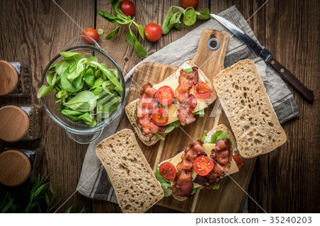 Ciabatta sandwich. Ciabatta sandwich. 35240203