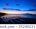 Evening sunset from the coast 35240231