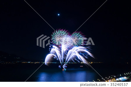 Summer fireworks celebration 35240537