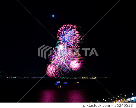 Summer fireworks celebration Summer fireworks celebration 35240538