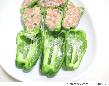 釀辣椒的準備 釀辣椒的準備 35240887