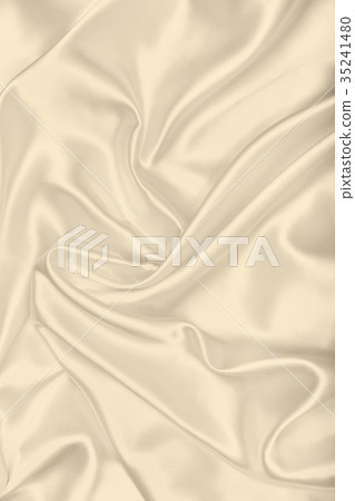 Smooth elegant golden silk as wedding background 35241480