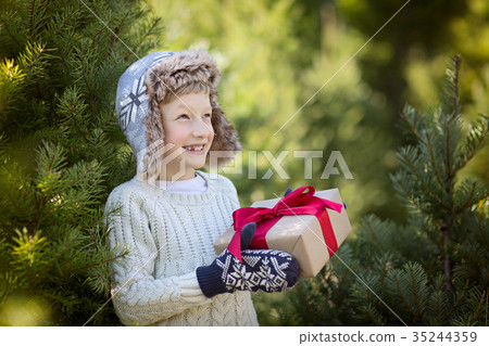 kid at winter kid at winter 35244359