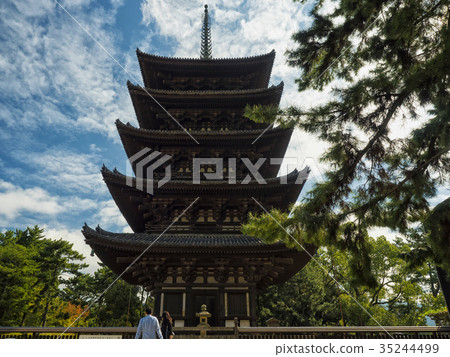日本世界文化遺產 佛寺 五重塔 日本世界文化遺產 佛寺 五重塔 35244499