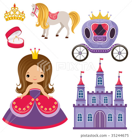 Little Princess, castle and carriage Little Princess, castle and carriage 35244675