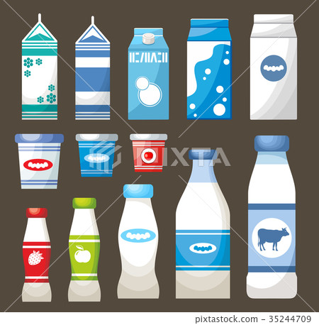 Set of dairy products 35244709