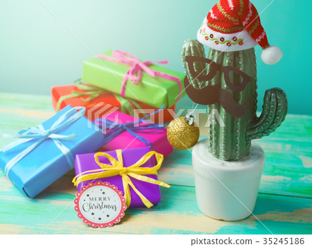 Christmas in tropical climate concept Christmas in tropical climate concept 35245186