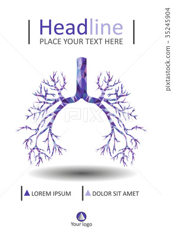 Annual report in A4 with human low poly bronchus Annual report in A4 with human low poly bronchus 35245904