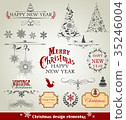 Christmas Design elements 35246004
