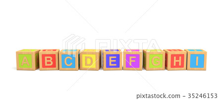 wooden play bricks