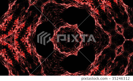 Abstract background of a kaleidoscope consisting 35246312