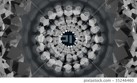 Abstract backdrop. Fractal background cubes Abstract backdrop. Fractal background cubes 35246460