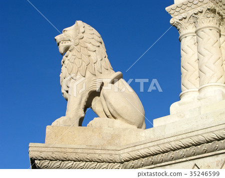Lion statue, Budapest  35246599