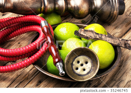 oriental nargile with lime oriental nargile with lime 35246745