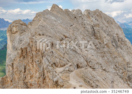 Marmolada rock hiking track Marmolada rock hiking track 35246749