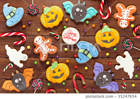 Beautiful festive background for Halloween  35247654