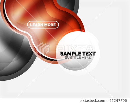 Glass or plastic hi-tech bubble background Glass or plastic hi-tech bubble background 35247796