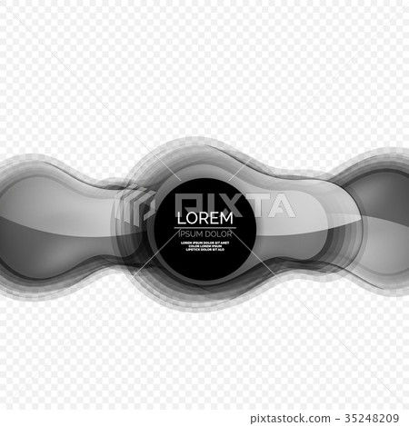 Glass round shape modern design template, abstract Glass round shape modern design template, abstract 35248209